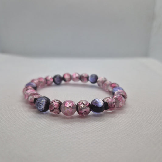 PARADISE VIOLET ET ROSE 8 MM