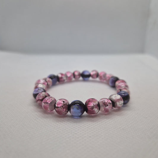 PARADISE VIOLET ET ROSE 8 MM